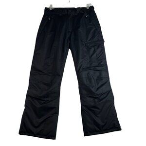 AQ Mens Snow Pants Snowboard Sledride Ski Black Size Medium